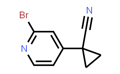 CAS No. 1279815-46-1, 1-(2-Bromopyridin-4-yl)cyclopropanecarbonitrile
