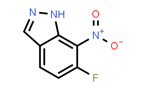 CAS No. 1279869-26-9, 6-Fluoro-7-nitro-1H-indazole