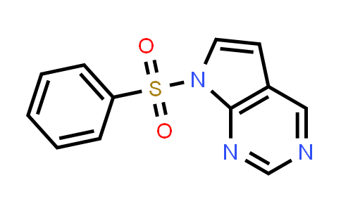 CAS No. 1279872-89-7, 7-(Benzenesulfonyl)-7H-pyrrolo[2,3-d]pyrimidine