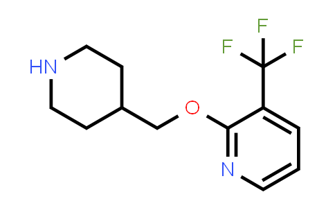 CAS No. 1281603-94-8, 2-(Piperidin-4-ylmethoxy)-3-(trifluoromethyl)pyridine