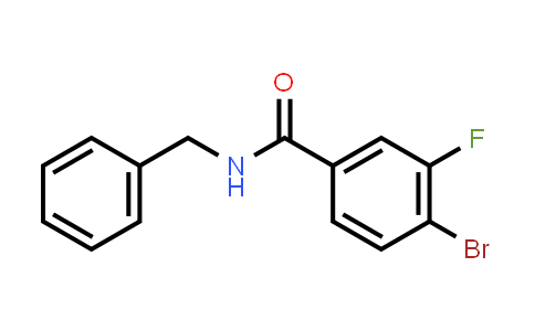 CAS No. 1282306-68-6, N-Benzyl-4-bromo-3-fluorobenzamide