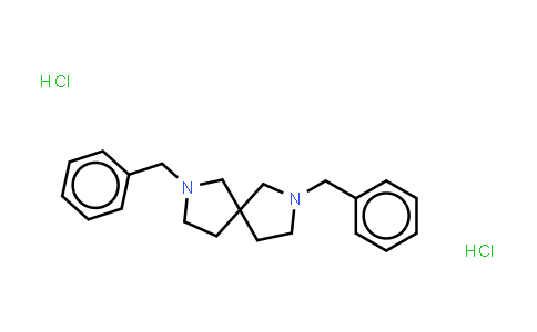 CAS No. 128243-95-8, 2,7-Diazaspiro[4.4]nonane,2,7-bis(phenylmethyl)-, (Hydrochloride) (1:2) （or 2,7-Diazaspiro[4.4]nonane,2,7-bis(phenylmethyl)-, (dihydrochloride) (9CI)）