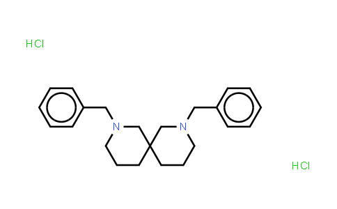 CAS No. 128243-96-9, 2,8-Diazaspiro[5.5]undecane, 2,8-bis(phenylmethyl)-, (Hydrochloride) (1:2)