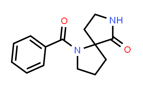 CAS No. 128244-00-8, 1,7-Diazaspiro[4.4]nonan-6-one, 1-benzoyl-