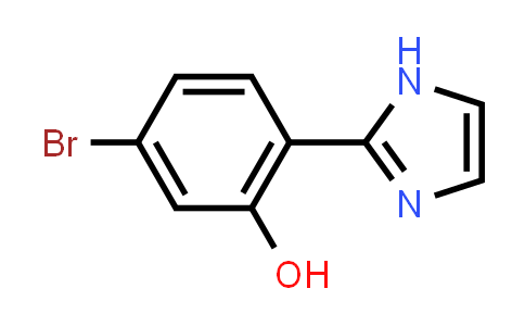 CAS No. 1282516-66-8, 5-Bromo-2-(1H-imidazol-2-yl)phenol