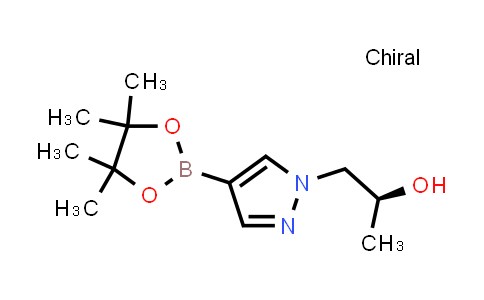 CAS No. 1282530-88-4, (S)-1-(4-(4,4,5,5-Tetramethyl-1,3,2-dioxaborolan-2-yl)-1H-pyrazol-1-yl)propan-2-ol