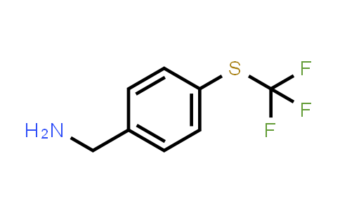 CAS No. 128273-56-3, (4-((Trifluoromethyl)thio)phenyl)methanamine