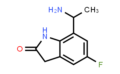 CAS No. 1282841-59-1, 7-(1-Aminoethyl)-5-fluoro-2,3-dihydro-1H-indol-2-one