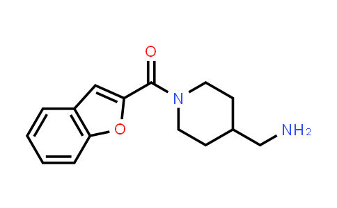 CAS No. 1283004-62-5, [1-(1-Benzofuran-2-carbonyl)piperidin-4-yl]methanamine