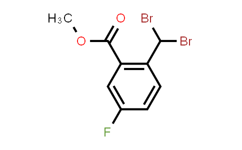 CAS No. 1283108-15-5, Methyl 2-(dibromomethyl)-5-fluorobenzoate
