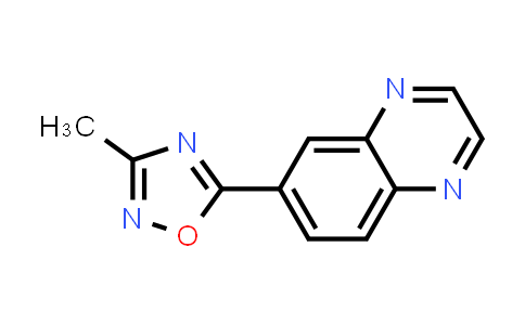 CAS No. 1283108-26-8, 6-(3-Methyl-1,2,4-oxadiazol-5-yl)quinoxaline
