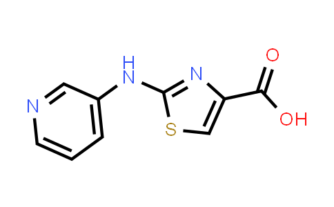 CAS No. 1283108-40-6, 2-(Pyridin-3-ylamino)-1,3-thiazole-4-carboxylic acid