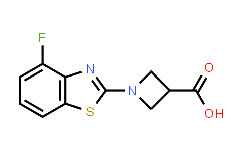 CAS No. 1283108-55-3, 1-(4-Fluoro-1,3-benzothiazol-2-yl)azetidine-3-carboxylic acid