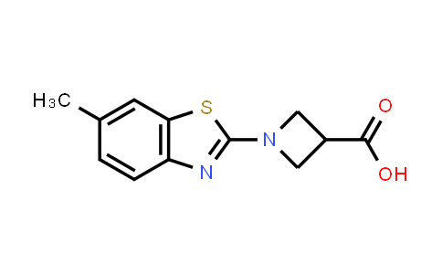 CAS No. 1283108-71-3, 1-(6-Methyl-1,3-benzothiazol-2-yl)azetidine-3-carboxylic acid