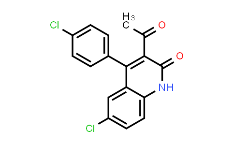 CAS No. 1283108-77-9, 3-Acetyl-6-chloro-4-(4-chlorophenyl)quinolin-2(1H)-one