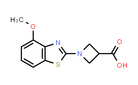 CAS No. 1283108-96-2, 1-(4-Methoxy-1,3-benzothiazol-2-yl)azetidine-3-carboxylic acid