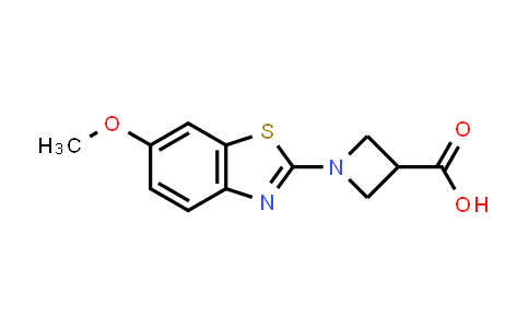 CAS No. 1283109-40-9, 1-(6-Methoxy-1,3-benzothiazol-2-yl)azetidine-3-carboxylic acid