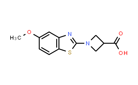 CAS No. 1283109-60-3, 1-(5-Methoxy-1,3-benzothiazol-2-yl)azetidine-3-carboxylic acid