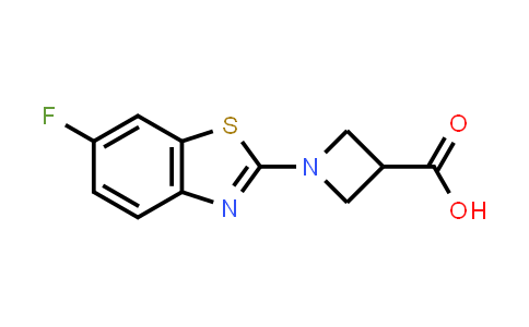 CAS No. 1283109-69-2, 1-(6-Fluoro-1,3-benzothiazol-2-yl)azetidine-3-carboxylic acid