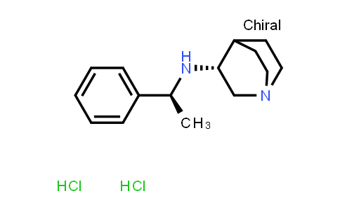 CAS No. 128311-06-8, (R)-N-((S)-1-Phenylethyl)quinuclidin-3-amine dihydrochloride