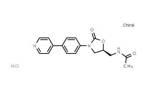 CAS No. 128312-07-2, Acetamide, N-[[(5S)-2-oxo-3-[4-(4-pyridinyl)phenyl]-5-oxazolidinyl]methyl]-, monohydrochloride (9CI)