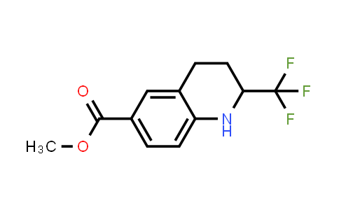 CAS No. 1283718-31-9, Methyl 2-(trifluoromethyl)-1,2,3,4-tetrahydroquinoline-6-carboxylate