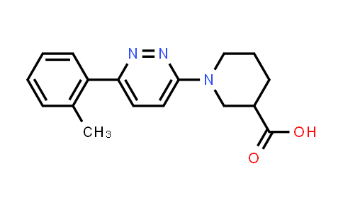 CAS No. 1284048-95-8, 1-[6-(2-Methylphenyl)pyridazin-3-yl]piperidine-3-carboxylic acid