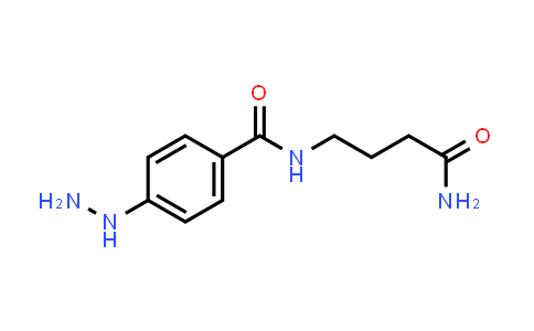 CAS No. 1284075-58-6, N-(4-Amino-4-oxobutyl)-4-hydrazinylbenzamide