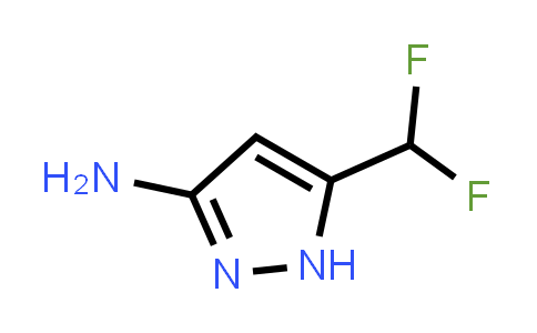 CAS No. 1284220-49-0, 5-(Difluoromethyl)-1H-pyrazol-3-amine