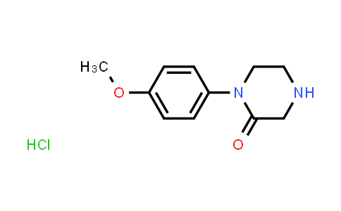 CAS No. 1284247-69-3, 1-(4-Methoxyphenyl)piperazin-2-one hydrochloride