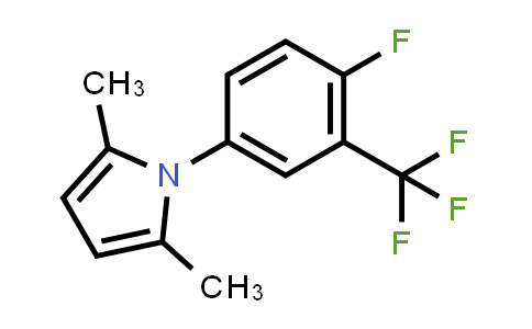 CAS No. 1284503-14-5, 1-(4-Fluoro-3-(trifluoromethyl)phenyl)-2,5-dimethyl-1H-pyrrole