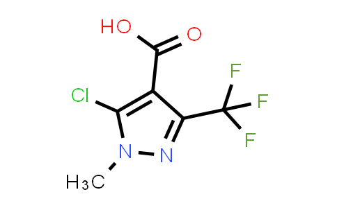 CAS No. 128455-63-0, 5-Chloro-1-methyl-3-(trifluoromethyl)-1H-pyrazole-4-carboxylic acid