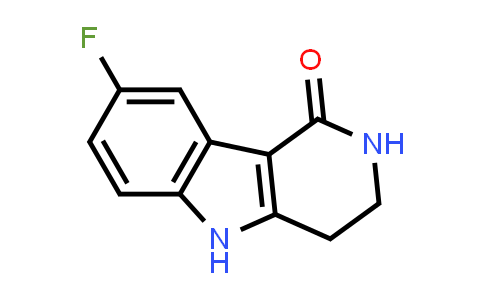 CAS No. 128487-04-7, 8-Fluoro-2,3,4,5-tetrahydro-1H-pyrido[4,3-b]indol-1-one