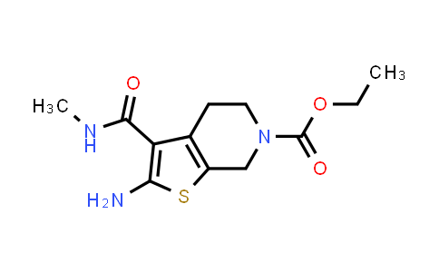 CAS No. 1286703-77-2, Ethyl 2-amino-3-(methylcarbamoyl)-4,7-dihydrothieno[2,3-c]pyridine-6(5H)-carboxylate