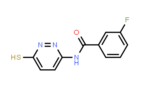 CAS No. 1286707-11-6, 3-Fluoro-N-(6-sulfanylpyridazin-3-yl)benzamide