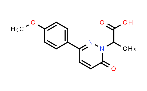 CAS No. 1286711-25-8, 2-[3-(4-Methoxyphenyl)-6-oxo-1,6-dihydropyridazin-1-yl]propanoic acid