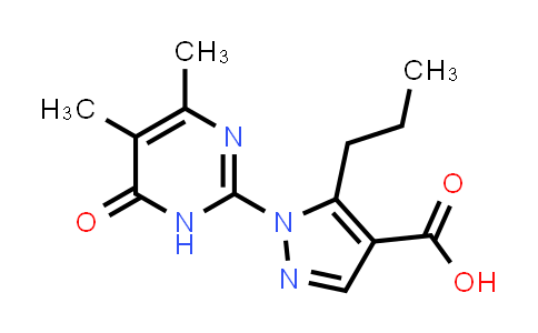 CAS No. 1286716-79-7, 1-(4,5-Dimethyl-6-oxo-1,6-dihydropyrimidin-2-yl)-5-propyl-1H-pyrazole-4-carboxylic acid