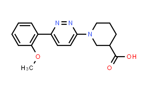 CAS No. 1286720-37-3, 1-[6-(2-Methoxyphenyl)pyridazin-3-yl]piperidine-3-carboxylic acid