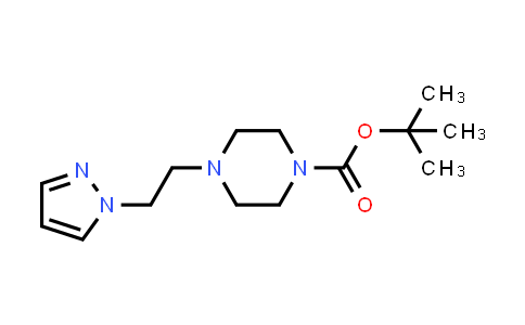 CAS No. 1286720-46-4, tert-Butyl 4-[2-(1H-pyrazol-1-yl)ethyl]piperazine-1-carboxylate