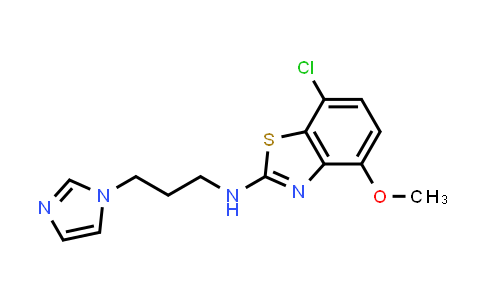 CAS No. 1286728-44-6, N-(3-(1H-imidazol-1-yl)propyl)-7-chloro-4-methoxybenzo[d]thiazol-2-amine