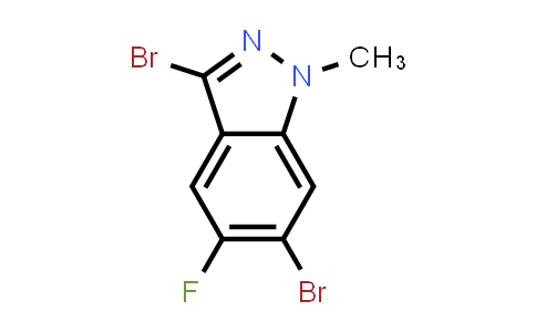 CAS No. 1286734-91-5, 3,6-Dibromo-5-fluoro-1-methyl-1H-indazole