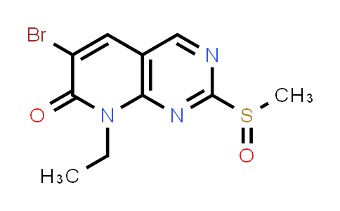 CAS No. 1286738-62-2, 6-Bromo-8-ethyl-2-methylsulfinylpyrido[2,3-d]pyrimidin-7-one