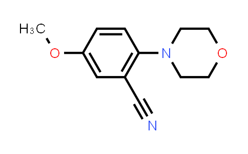 CAS No. 1287217-53-1, Benzonitrile, 5-methoxy-2-(4-morpholinyl)-