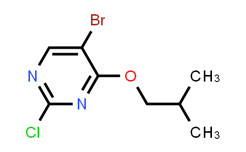 CAS No. 1289022-88-3, 5-Bromo-2-chloro-4-(2-methylpropoxy)pyrimidine