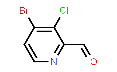 CAS No. 1289114-25-5, 4-Bromo-3-chloropicolinaldehyde