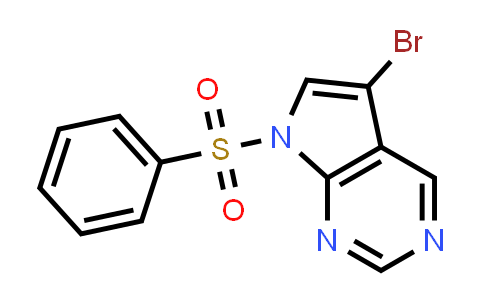 CAS No. 1289190-97-1, 7-(Benzenesulfonyl)-5-bromo-7H-pyrrolo[2,3-d]pyrimidine