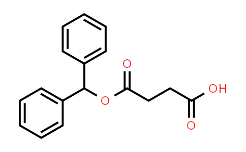 CAS No. 128925-50-8, 4-(Benzhydryloxy)-4-oxobutanoic acid