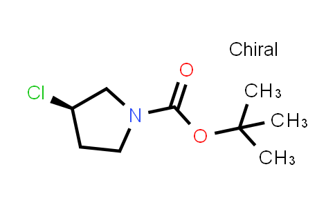 CAS No. 1289585-27-8, (R)-tert-Butyl 3-chloropyrrolidine-1-carboxylate