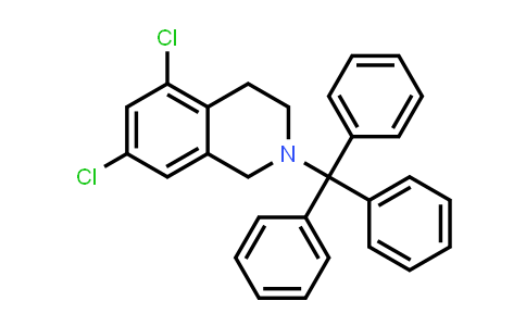 CAS No. 1289646-72-5, 5,7-Dichloro-2-trityl-1,2,3,4-tetrahydroisoquinoline