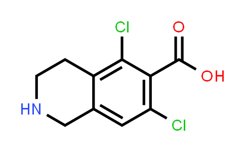 CAS No. 1290176-71-4, 5,7-Dichloro-1,2,3,4-tetrahydroisoquinoline-6-carboxylic acid
